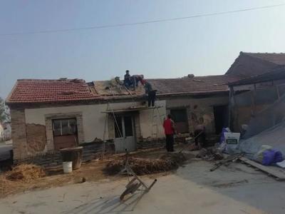 臺子鎮扎實推進廢舊房屋及殘垣斷壁“清零行動”與房屋修繕工作，助力鄉村面貌煥新